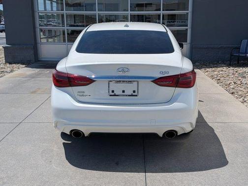Majestic White 2019 INFINITI Q50 3.0t LUXE
