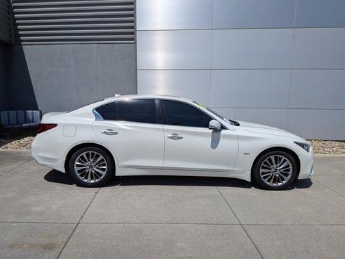 Majestic White 2019 INFINITI Q50 3.0t LUXE