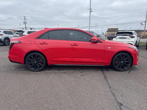 Velocity Red 2020 Cadillac CT4 Sport