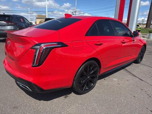 Velocity Red 2020 Cadillac CT4 Sport