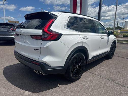 Platinum White Pearl 2023 Honda CR-V Hybrid Sport Touring AWD