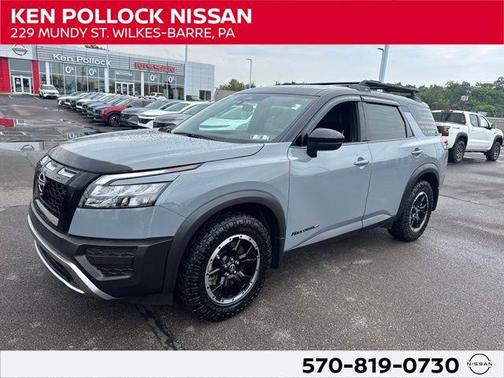 Solid Gray/Super Black 2024 Nissan Pathfinder Rock Creek 4WD