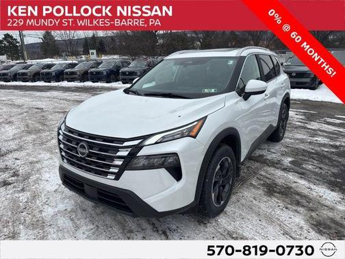 Everest White Pearl Tricoat 2026 Nissan Rogue SV