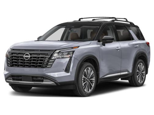 Boulder Gray Pearl/Super Black 2026 Nissan Pathfinder Platinum