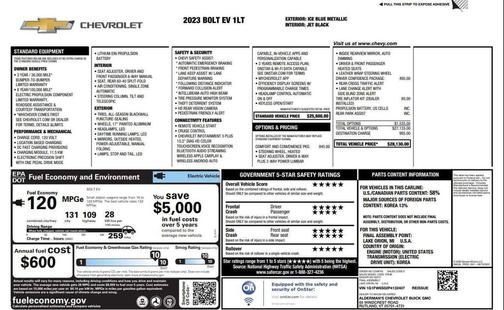 2023 Chevrolet Bolt EV FWD 1LT