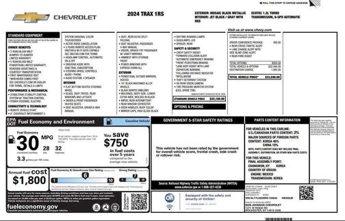 2024 Chevrolet Trax FWD 1RS