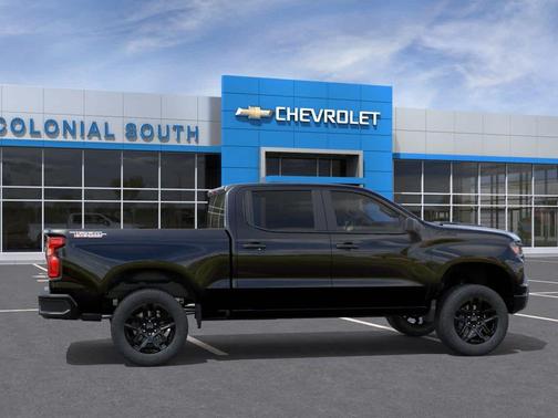 Black 2026 Chevrolet Silverado 1500 Custom Trail Boss
