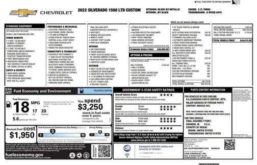 2022 Chevrolet Silverado 1500 Custom