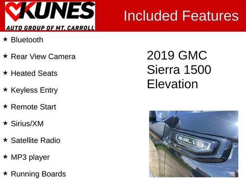 Blue 2019 GMC Sierra 1500 Elevation