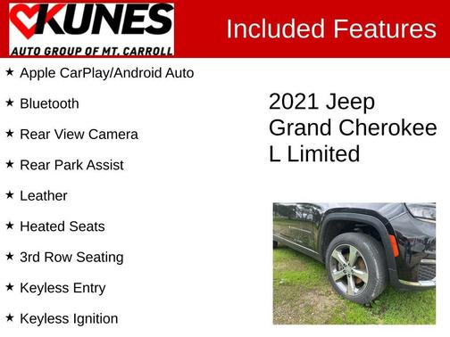 Diamond Black 2021 Jeep Grand Cherokee L Limited