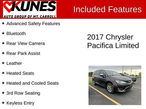 Dark Cordovan Pearlcoat 2017 Chrysler Pacifica Limited