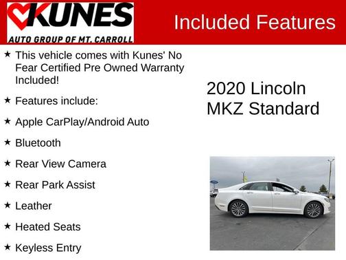 2020 Lincoln MKZ Standard