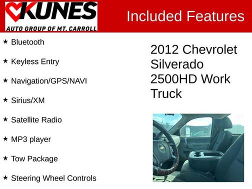 2012 Chevrolet Silverado 2500 Work Truck