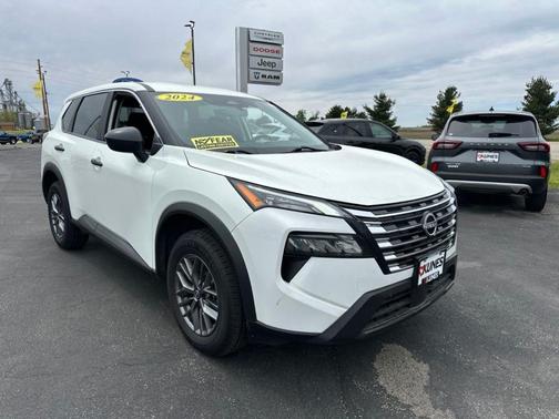 Glacier White 2024 Nissan Rogue S