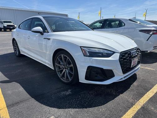 Arkona White 2025 Audi A5 Sportback 45 S line quattro Premium