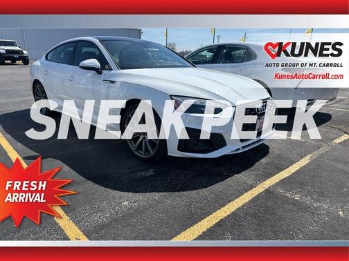 Arkona White 2025 Audi A5 Sportback 45 S line quattro Premium