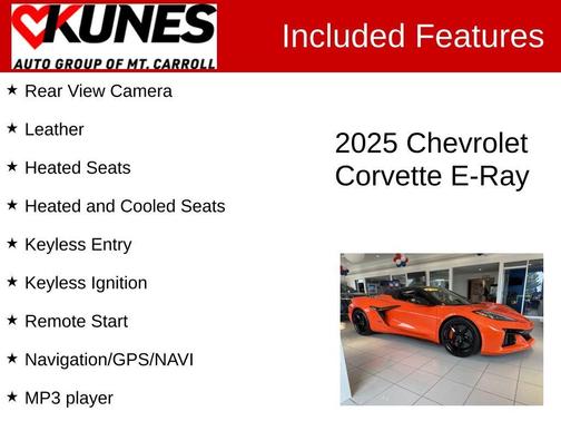 Sebring Orange Tintcoat 2025 Chevrolet Corvette E-Ray