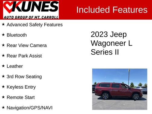 Velvet Red Pearlcoat 2023 Jeep Wagoneer L Series II