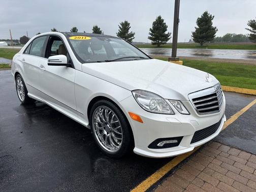 Diamond White Metallic 2011 Mercedes-Benz E-Class E 550 4MATIC