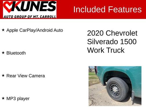 Woodland Green 2020 Chevrolet Silverado 1500 WT