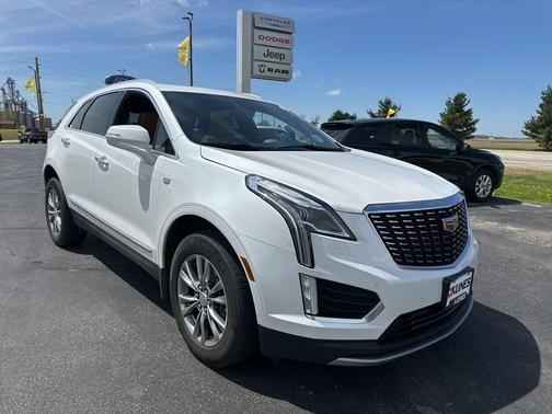 Crystal White Tri-Coat 2021 Cadillac XT5 Premium Luxury