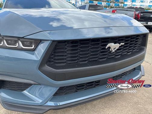 Vapor Blue Metallic 2024 Ford Mustang EcoBoost Premium