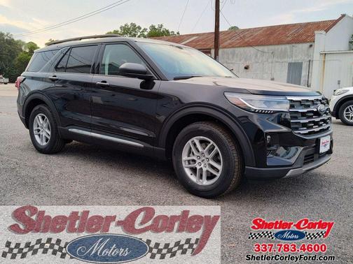 Agate Black Metallic 2025 Ford Explorer Active