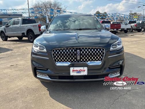 Flight Blue Metallic Clearcoat 2022 Lincoln Aviator Black Label Grand Touring AWD