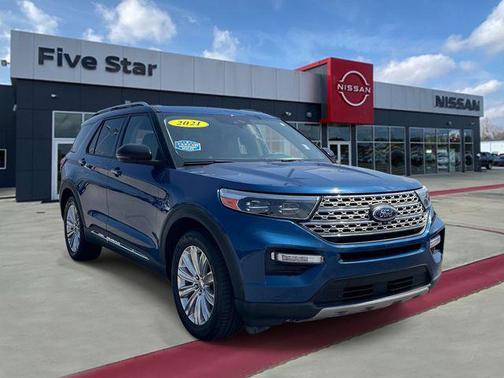 ATLAS BLUE METALLIC 2021 Ford Explorer Limited