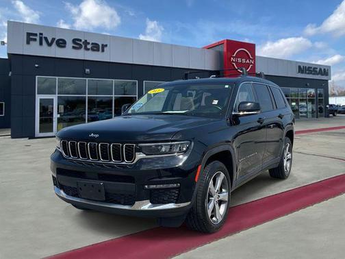 Diamond Black Crystal Pearlcoat 2021 Jeep Grand Cherokee L Limited