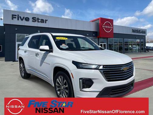 Summit White 2023 Chevrolet Traverse Premier