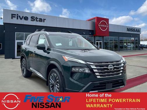 Obsidian Green 2026 Nissan Rogue Platinum