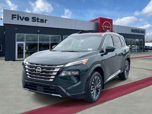 Obsidian Green 2026 Nissan Rogue Platinum
