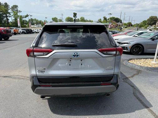 Silver Sky Metallic/Midnight Black Metallic 2021 Toyota RAV4 Hybrid SE