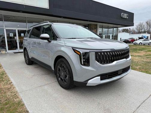 Ceramic Silver 2026 Kia Carnival Hybrid EX