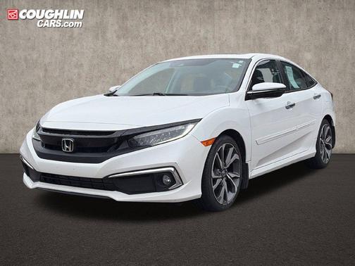 Platinum White Pearl 2019 Honda Civic Touring