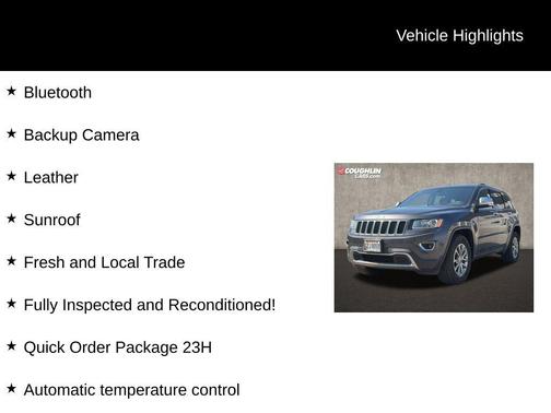 Granite Crystal Metallic Clearcoat 2015 Jeep Grand Cherokee Limited
