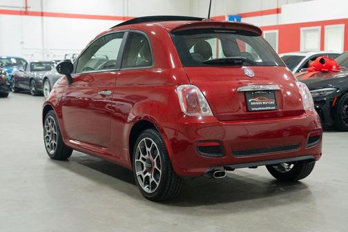 Red 2012 FIAT 500 Sport