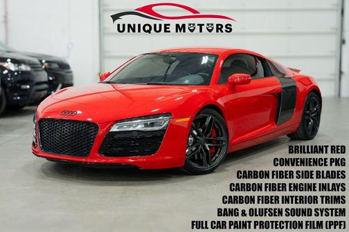 Brilliant Red 2014 Audi R8 4.2