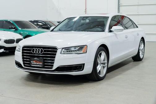 White 2015 Audi A8 L 3.0 TDI
