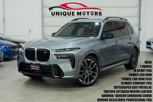 Grey 2023 BMW X7 M60i