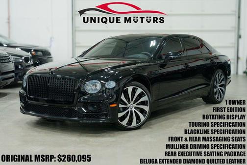 Black 2021 Bentley Flying Spur V8
