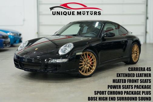 Black 2008 Porsche 911 Carrera 4S