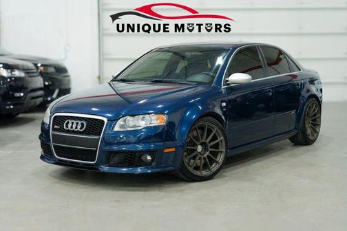 Blue 2007 Audi RS 4 Base
