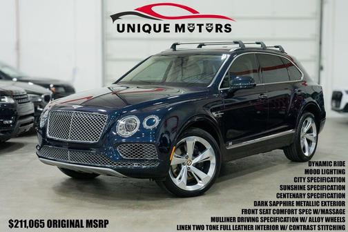 Blue 2020 Bentley Bentayga V8