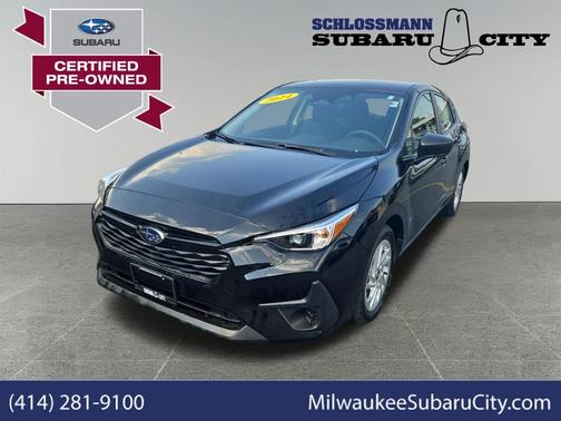 Crystal Black Silica 2024 Subaru Impreza Base