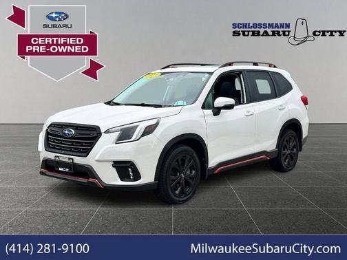 Crystal White Pearl 2023 Subaru Forester Sport