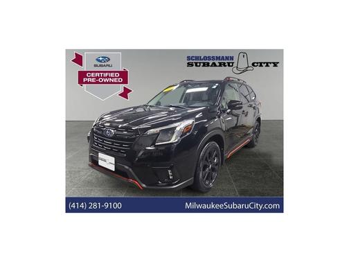 Crystal Black Silica 2023 Subaru Forester Sport