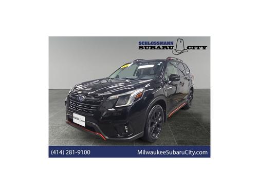 Crystal Black Silica 2023 Subaru Forester Sport