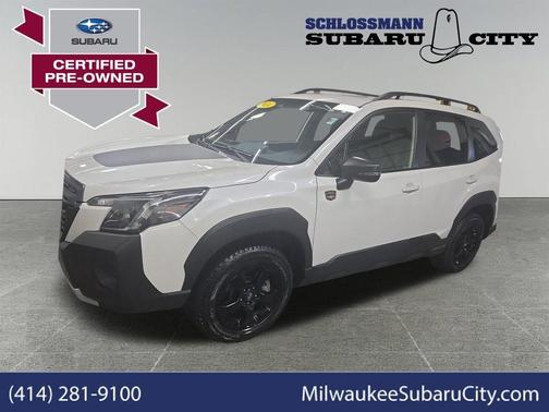 Crystal White Pearl 2024 Subaru Forester Wilderness